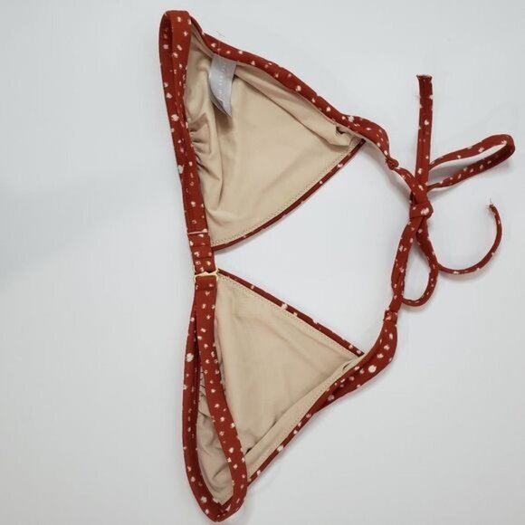 Chelsea28 Red‎ Elevated Triangle Bikini Top - Picture 5 of 8